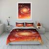Galaxy swirl, sparkling hearts. Bedding sets Duvet cover sets Duvet covers Pillowcases(1 * Duvet Cover 2 * Pillowcases without duvet insert)