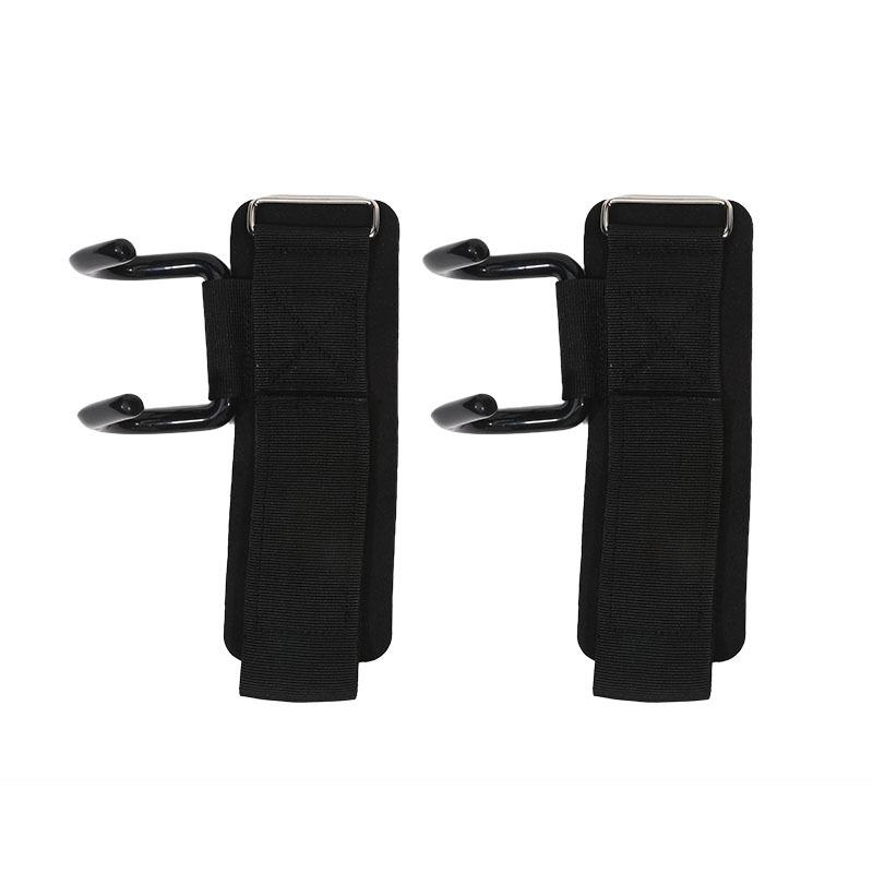 1 Pair With Anti-lumbar Hook Auxiliary Fitness Bracer Pull-up Assist Gloves Pull Hanging Horizontal Bar Hard Off Hand Hook Grip