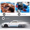 1/32 Hochsimulations-Supersportwagen Ford Mustang Shelby GT350 Automodell Legierung Rückzug Kid Spielzeugauto 4 offene Türen Kindergeschenke GT500