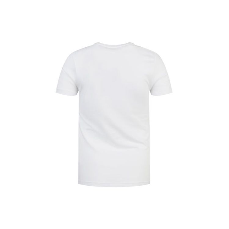 Adidas Neo Three Stripes Color Block Pattern Print Round Neck Short Sleeve T-Shirt Women Tops White GK1568