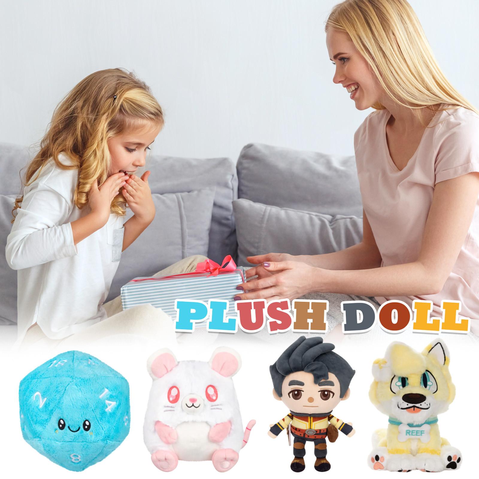 

Плюшевая кукла, Игрушка в подарок, Мультфильм, Детская тряпичная кукла, Детская подарочная подушка(Нет стандарта) One Size