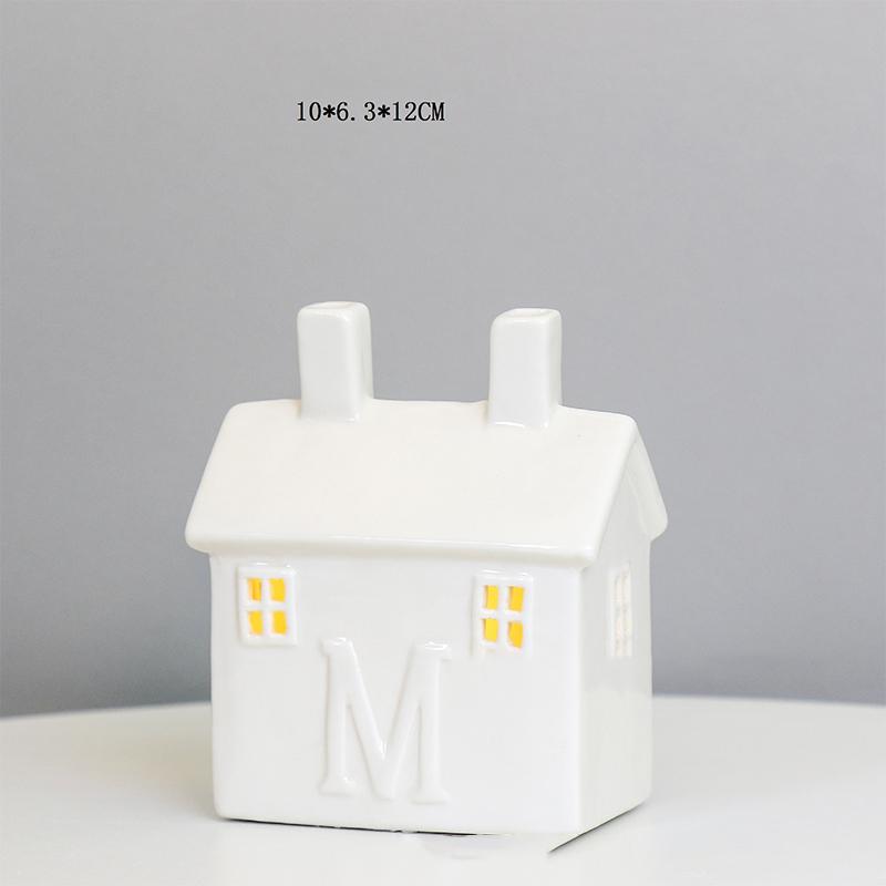 Keramikos namas žvakidė Keraminė arbatinės žvakidė Žvakių degiklis namų miegamojo dekoravimui Įkurtuvių dovana