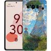 Claude Monet Impressionism Painter For Google Pixel 8 7 6 Pro 6A 5G Black Phone Case Soft Shockproof Back Cover TPU Shell Coque