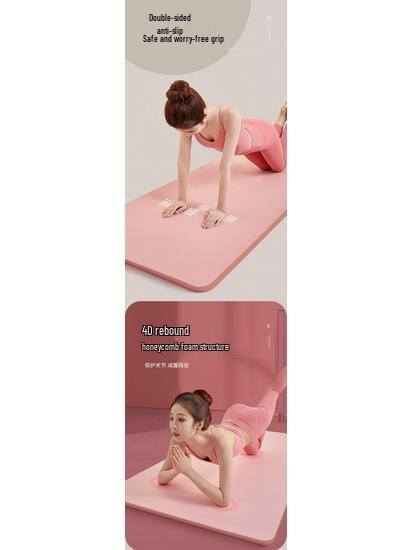 Extra Thick Non-Slip Yoga Mat for Beginners - Extended & Wide, Home Fitness & Dance Use