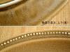 Tableware East Oval Plate Dot Oval Plate 24cm Porcelain Mocha