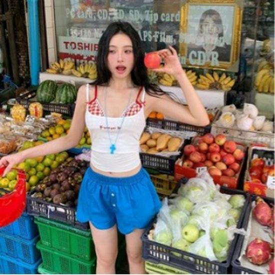 

Женская летняя облегающая майка с вышивкой букв - Сексуальный топ-жилет без рукавов белого цвета L 53-60 kg