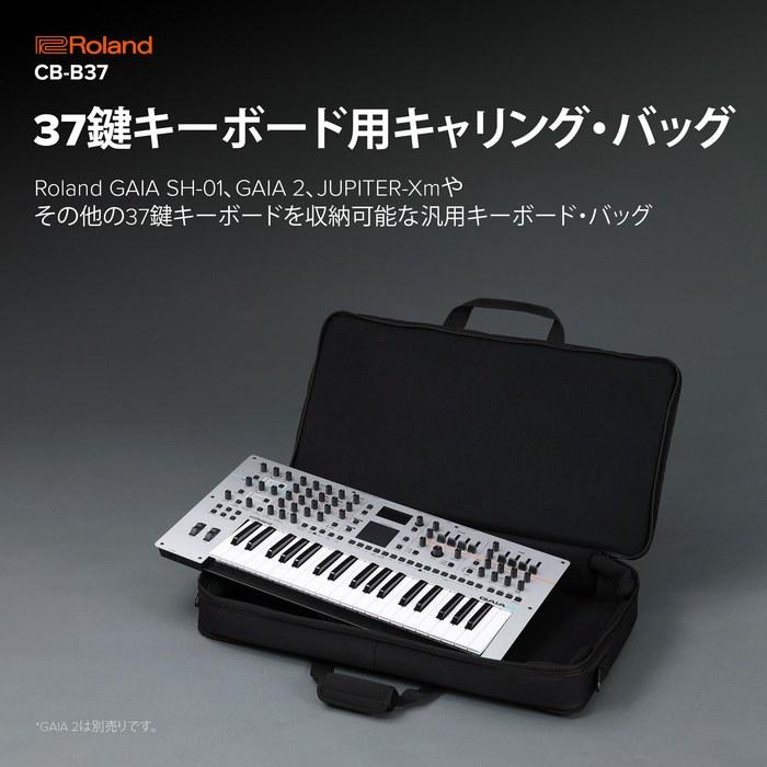 Roland CB-B37 Carrying Bag for 37-Key Keyboard, GAIA 2/JUPITER-Xm, Black, 37-Key