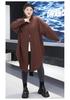 Plus Size Women's Hooded Long Sleeve Midi Trench Coat 300 Jin Fat MM Slimming Jacket