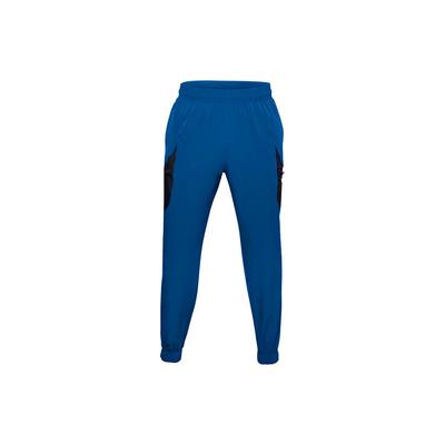 Color Block Pocket Vintage Sports Long Pants Men Bottoms Blue 1356875-581