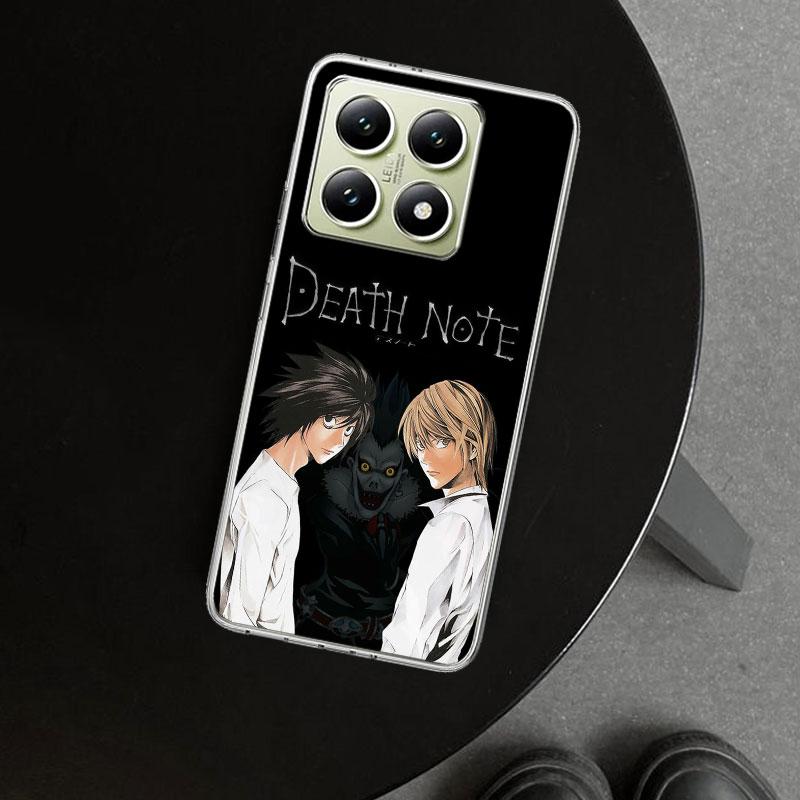 N-Note D-Death Anime Ryuk Phone Case Cover for Xiaomi Redmi Note 15 14 13 12 11 Pro Plus 14S 12S 11S 11T 11E 10S 10 Customized F