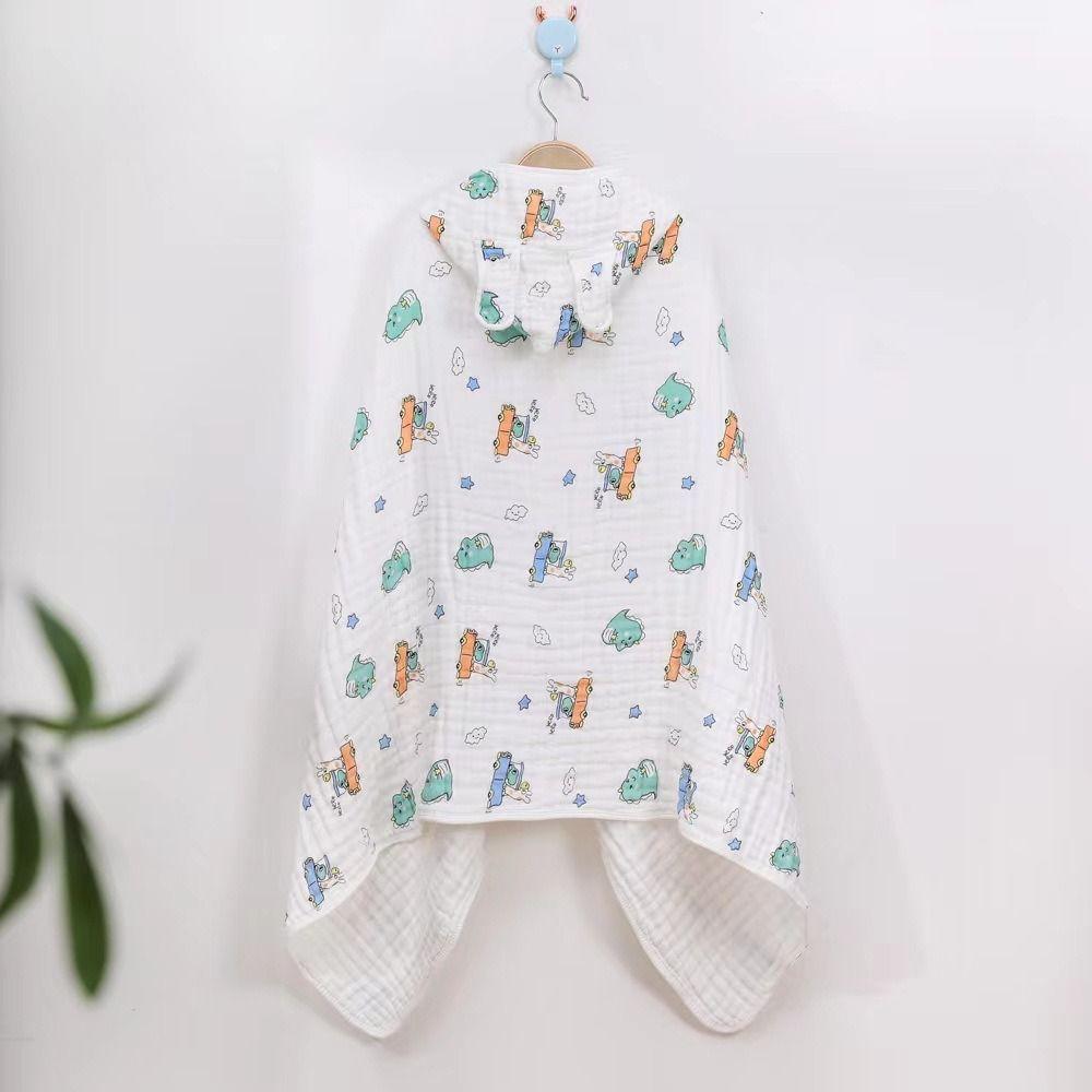Cute Hooded Cape Towels Rabbit Sleepwear Bathrobe Cloak Cartoon Blanket Wrap  Baby