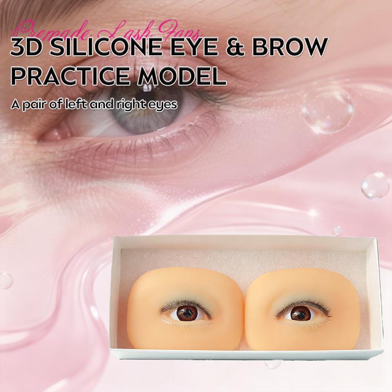 New Arrivals Practice Lash Mannequin Eyes Silicone Mannequin Lash Kits for Eyelash Extension Training