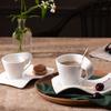 Europäisches Wellenporzellan Kaffeetasse & Untertasse Set Weiße Keramik 90ml/130ml/200ml300ml Kaffeetasse Frühstück Dessertbecher Heimdekoration