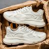 Men White Sneakers Summer New Breathable Mesh Non Slip Sports Running Shoes Lightweight Comfortable Lace Up Outdoor Casual Shoes