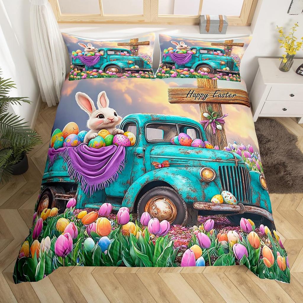 Bedding Covers Queen Size Floral Comforter Cover Sets for Kids Teens Boys Girls Man Women Bedroom Decor Floral Cozy Quilt Cover