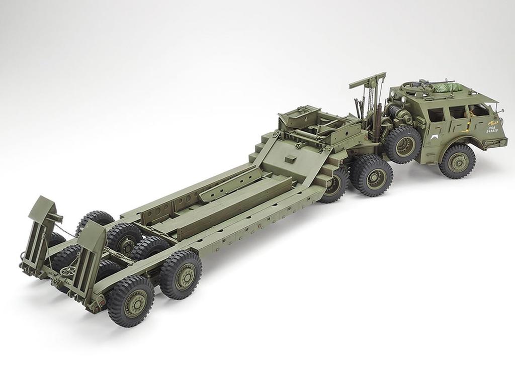 Tamiya Military Miniature Series 230 Army Tank Transporter Dragon Wagon Plastic Model 35230 Green 1/35 No. U.S. 40-Ton