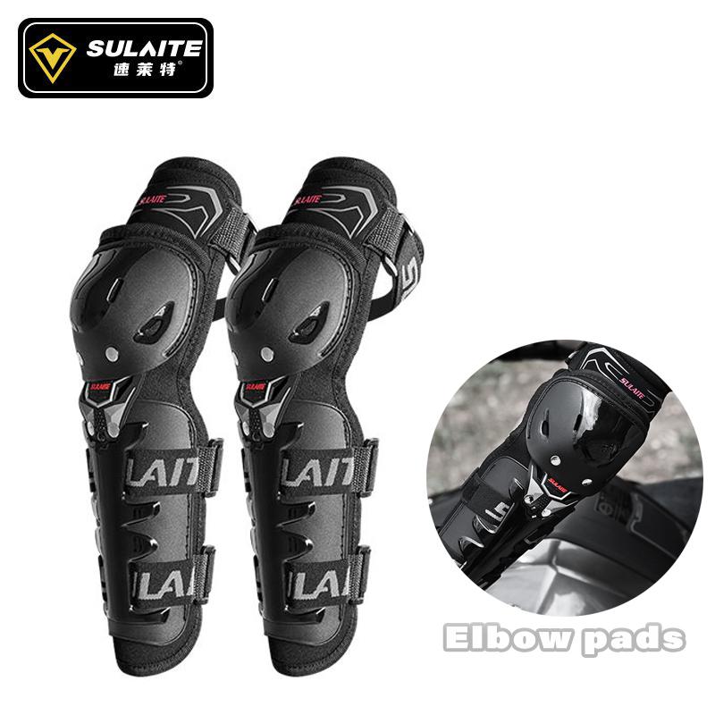 

SULAITE Мотоциклетные наколенники Мужские налокотники для мотоциклистов Мотоциклетные наколенники для езды на мотокроссе Защитная экипировка Защита слайдера Защитник