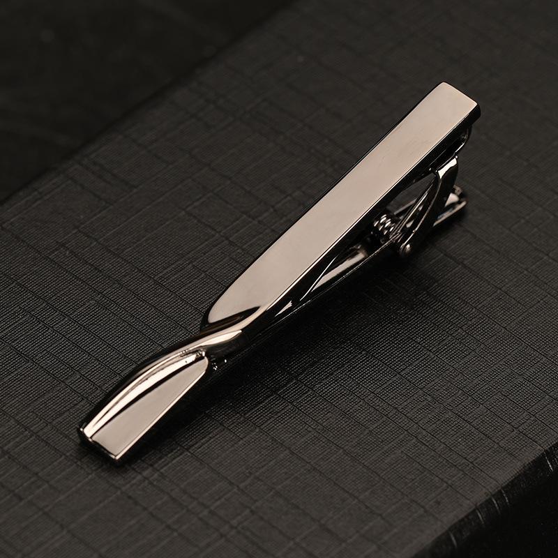 Módní pánská obchodní kravatová spona Svatební Jednoduchá Zlatá Stříbrná Vysoce kvalitní Spona na oblek