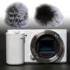 Outdoor Recording Wind Muff Cover 2 Pack, Camera Top Windscreen with Soft Outer Layer, Slip On Form, 3.5 x 3.5 cm Size Check for Travel Use
