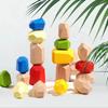 Montessori Stone Stacking Educational Puzzle Blocks for Girls – Early Learning Gift