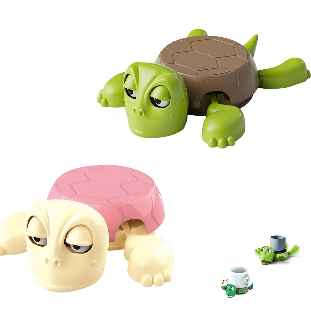 [Screaming Type] Turtle Coasters, Funny 3D Printed Animal Cup Holder, Facially Changing Open-Eyed Turtle Tea Cup Holder, Heat-Resistant, Non-Slip,