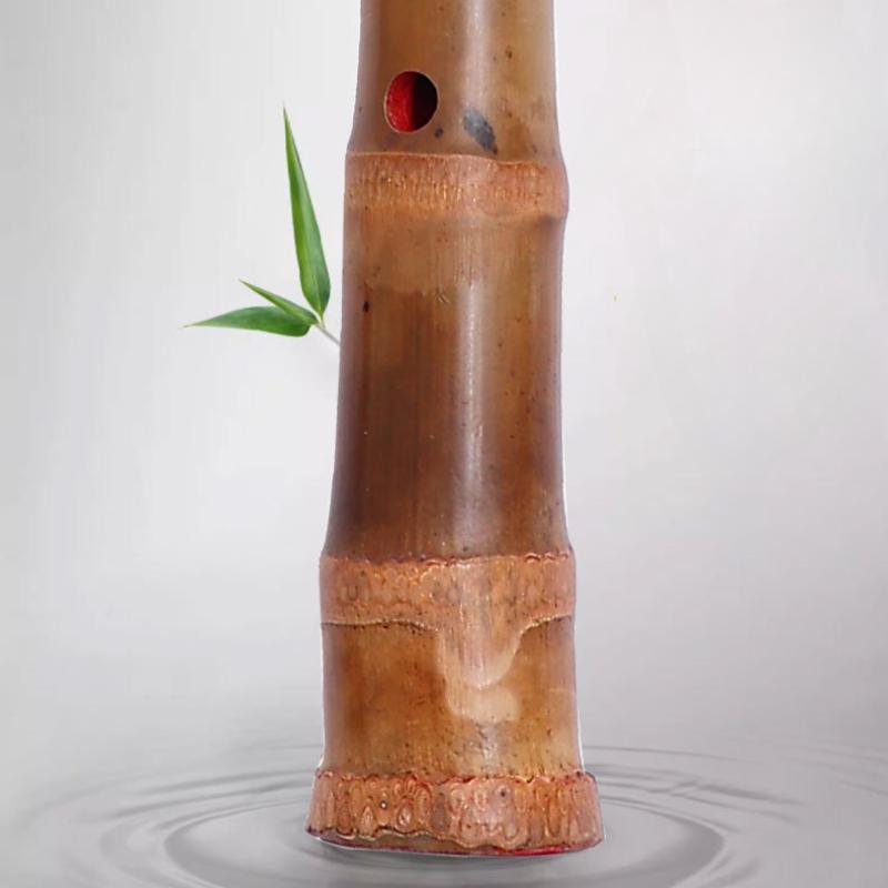 Enine Tatlı Flüt Ses Terapisi Profesyonel Bambu Başlangıç Egzersiz Flütü Piccolo 5 Delikli İyileştirici Geleneksel Müzik Aletleri Yetişkinler İçin