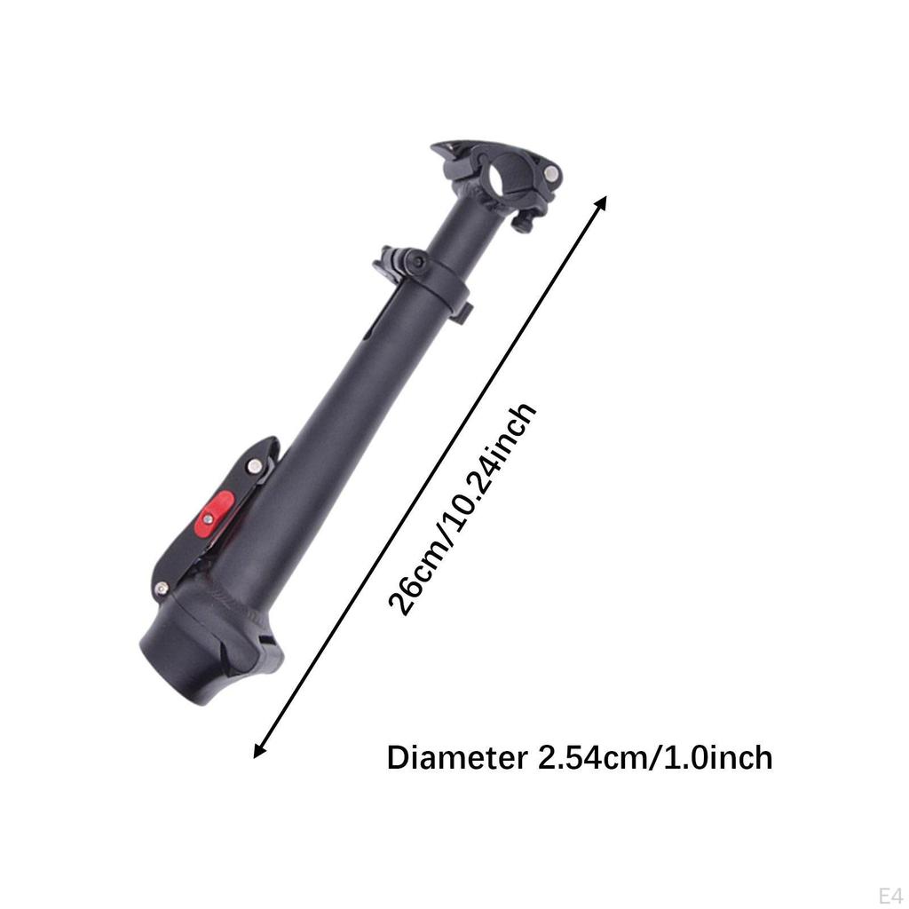 Potencia Plegable de Aluminio para Bicicleta, Fácil de Instalar, Accesorio de Repuesto Premium Sin Dientes