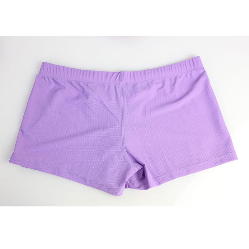 Herren Low-Rise Sportshorts Lässige Unifarbene Boxershorts Atmungsaktive Slim Fit Vier-Punkt-Shorts