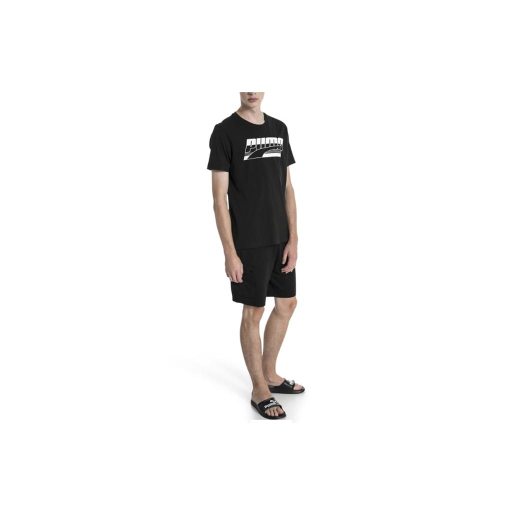 Puma Rebel Casual Sports Shorts Men Bottoms Black 844240-01