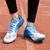 Professional Track & Field Shoes for Men Women Breathable Lace Up Sneakers Black Women Track Spike Running Sprint Sneakers