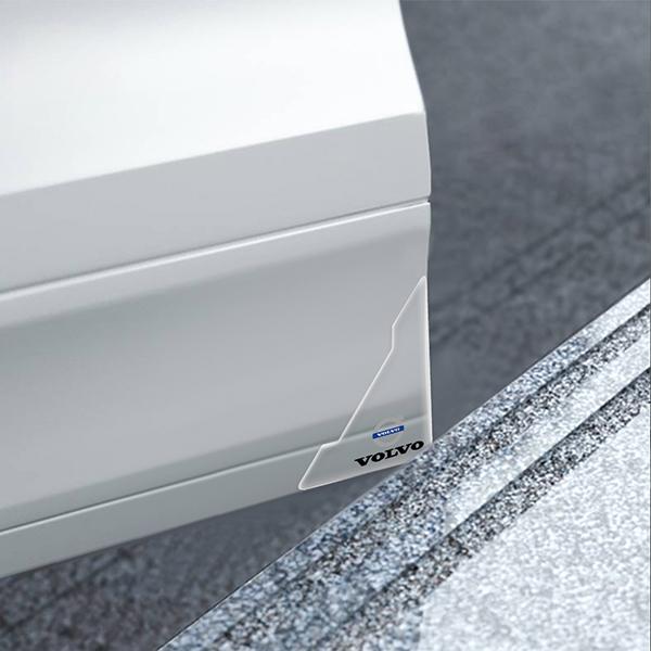 2/4KS Průhledné chrániče rohů dveří auta Ochranné lišty Hrana Proti kolizi Poškrábání Pro Volvo Rdesign AWD C30 C70 S40 S60 S70