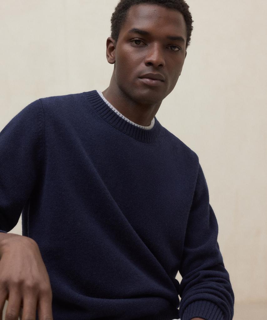 Ekoalpeu Men'S Light Blue Marula Sweater