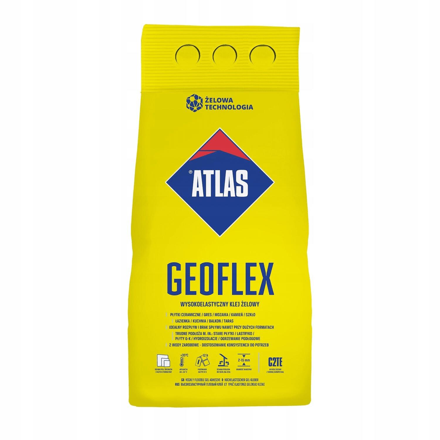 Atlas Geoflex C2TE adesivo gel per piastrelle flessibili 5 kg
