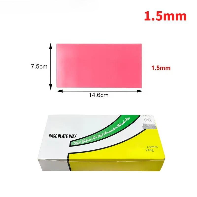Dental Model Red Wax Sheets Casting Aid Wax Patterns for Dental Prosthetics Technicians Student-Specific Carving Consumables