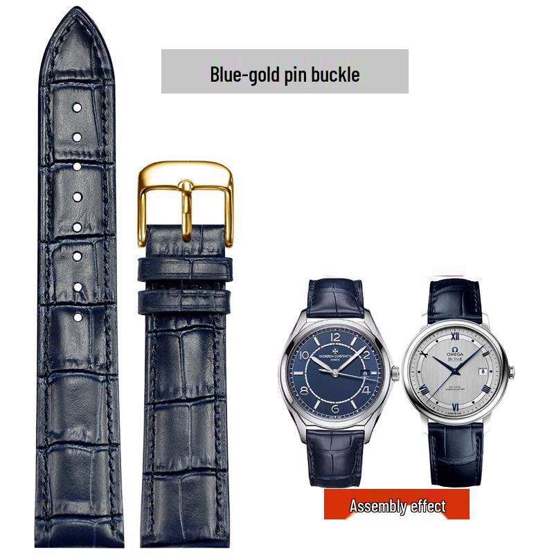 Buntes echtes Lederarmband für Herren und Damen, erste Schicht Rindsleder, 12-22 mm, Dornschließe