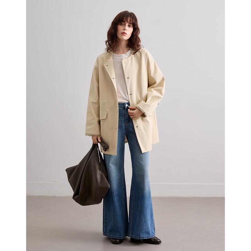Demana Pure Cotton Drawstring Waist Jacket M