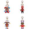 Amazing The Digital Circus Silicone Keychain Car Key Bag Pendant Toy Gifts Kids