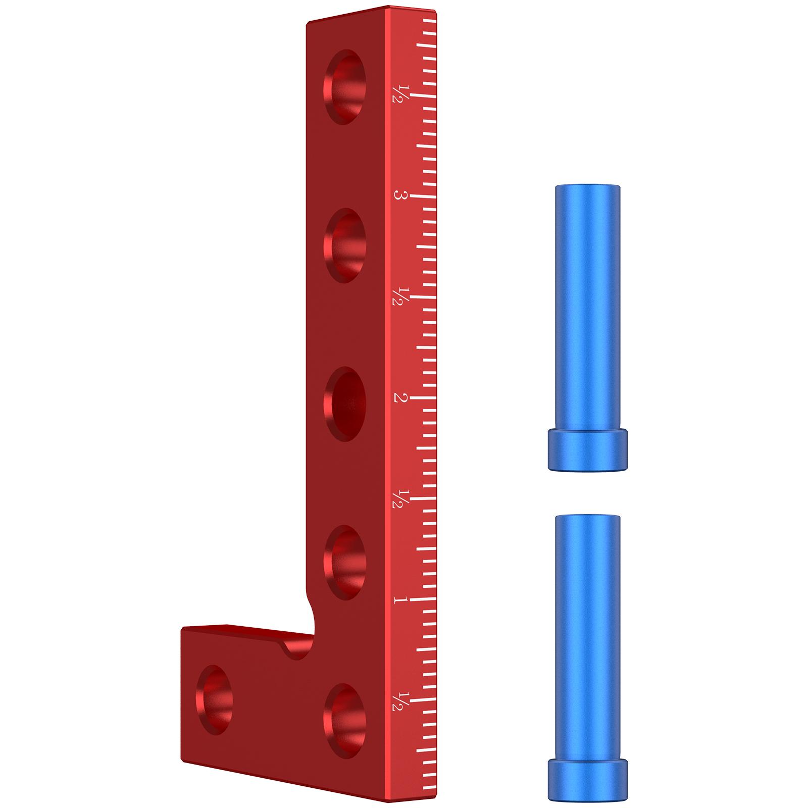 Small Square Center Finder Tool 90° Marking Center Finder Aluminum Alloy Mini Square Ruler Finder Right Angle Edge Marking Tools