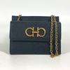 Salvatore Ferragamo Wallet Pouch Gancini logo card coin purse Card Case