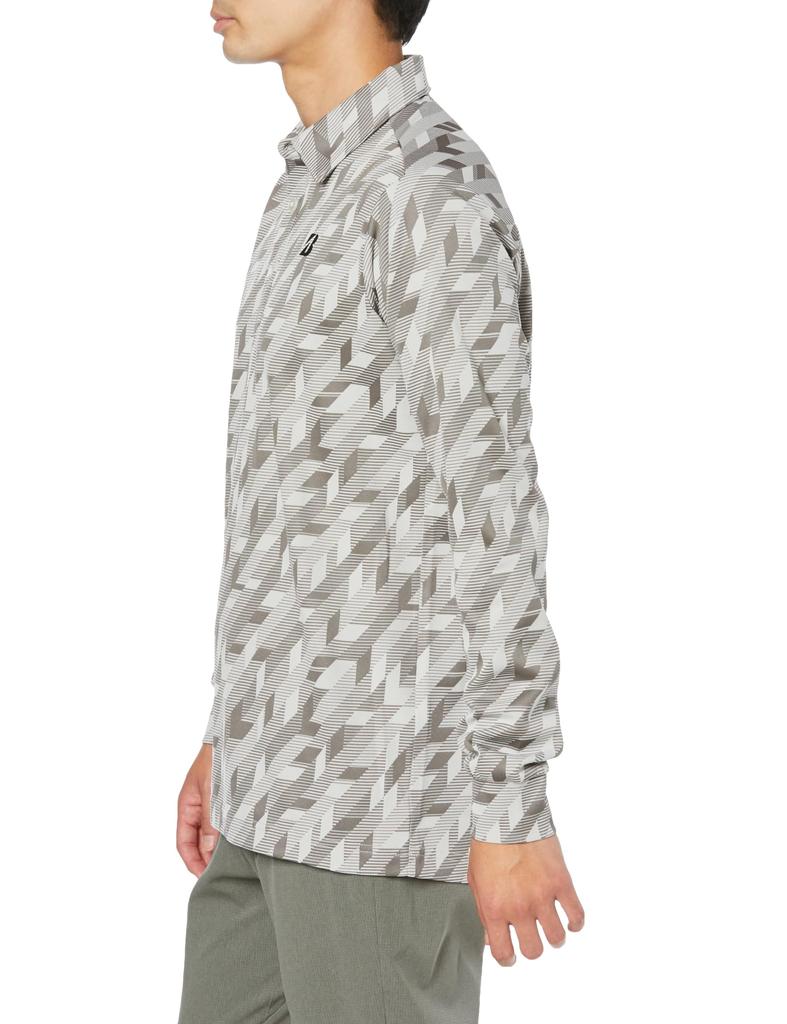 [Bridgestone Golf] Golf Shirt, Long Sleeve Collar Shirt, ZGM31F, Men's OW