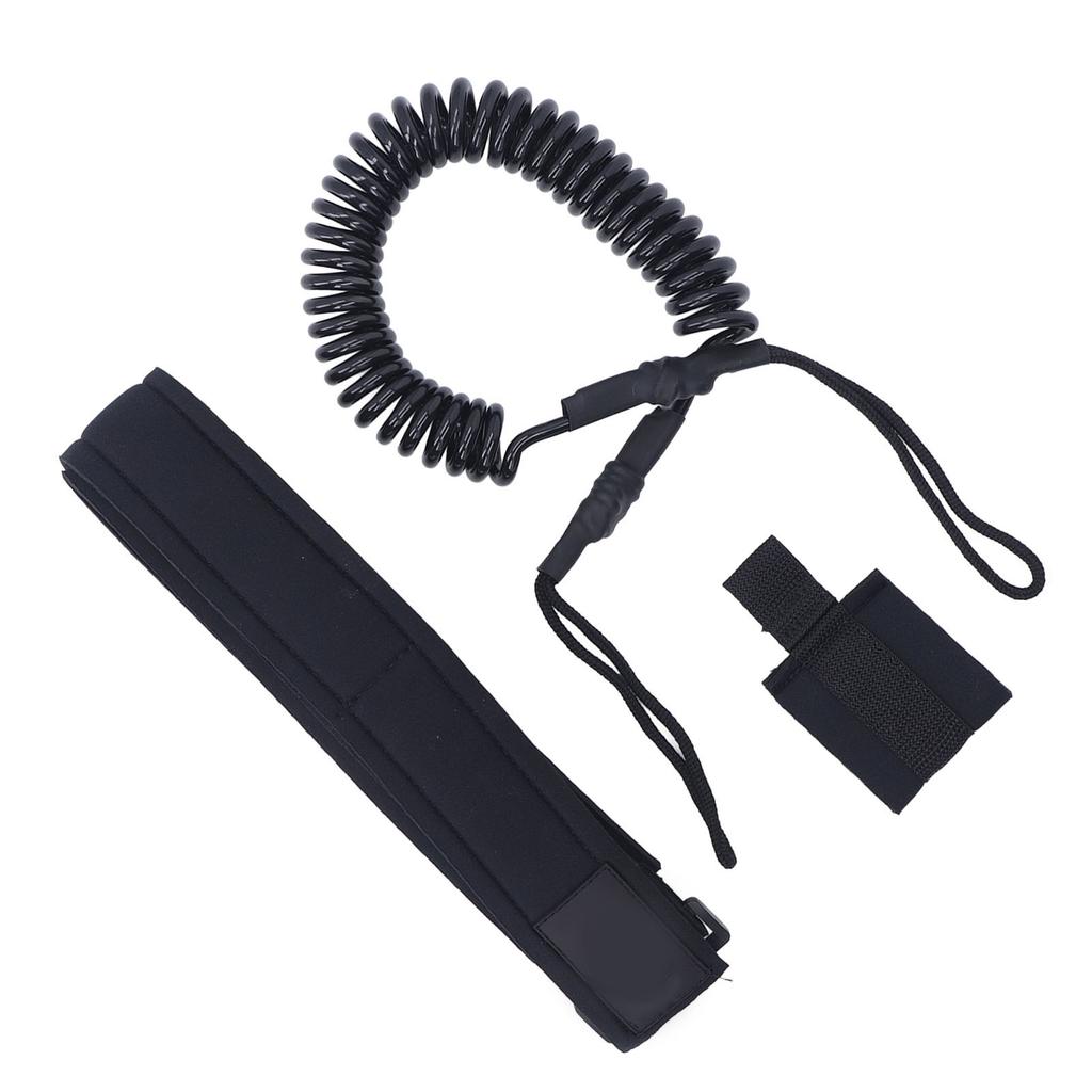 6mm Surfboard Leash Reliable High Strength TPU Coiled Spring Waist  Rope for Water Sport