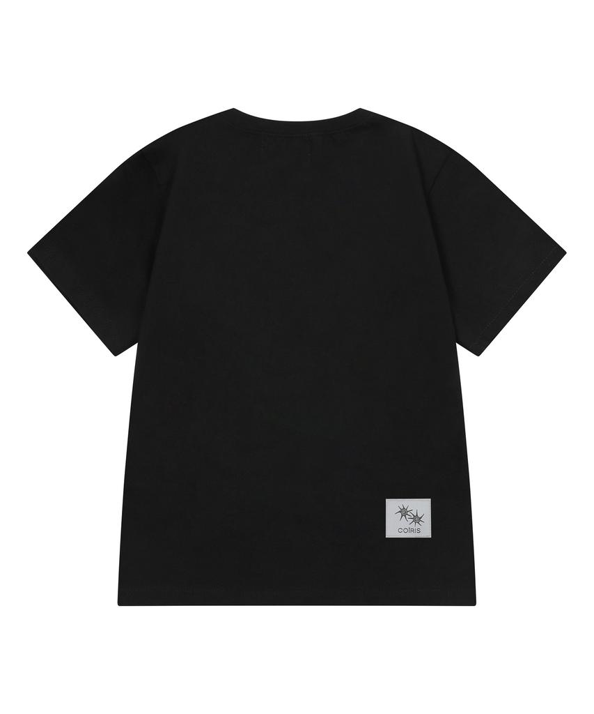 MUCENT X Koiris Marine Side Leather Patch Short Sleeve T-Shirt (2 Colors)