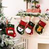 Christmas Stocking Hanging Pendant Christmas Santa Bag Candy Tree Xmas Mini Hanging Sock Decor Stocking Home Decor