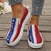 Trendy Casual Single Shoes 2024 New Design Feeling Canvas Flat Bottom Sports Anti Slip Women's Vulcanized Temperament Single