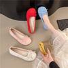 2026 New Fashion Flat Shoes Spring and Summer Mary Jane Women's Shoes Ballet Gentle Wind Evening Shoes