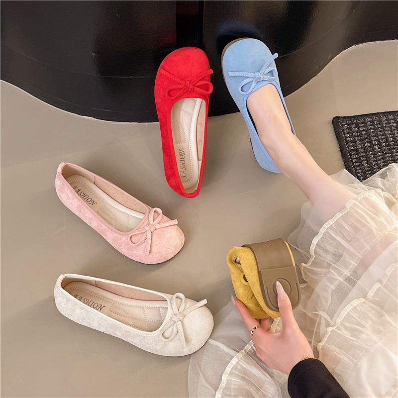 2026 New Fashion Flat Shoes Spring and Summer Mary Jane Women's Shoes Ballet Gentle Wind Evening Shoes