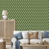 Christmas Damask Olive and Lime Wallpaper 50x1000