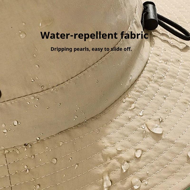 Sun Hats for Men Women Fishing Hat UPF Protection Wide Brim Bucket Hat Breathable Quick-Dry Water Rapellent Outdoor Hiking Beach Travel Summer Hats
