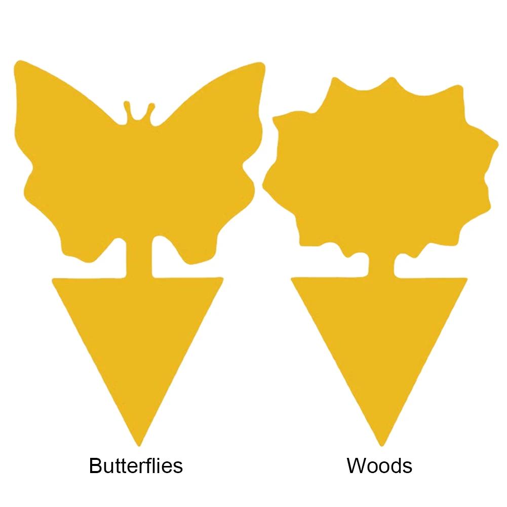 Insect Traps Protect The Plant Double Sided Gnat Traps Non-Toxic and Odorless Sticky Board Traps for Garden Plants Kitchen