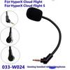 1Pcs Gaming Headsets Headphones For Kingston Hyperx Cloud 2 Ii X Core Pro Silver Cloudx Replacement Game Mic 3.5Mm Microphone